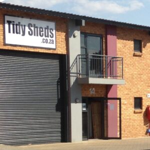 Tidy Sheds Showroom JHB (Laser Park) Honeydew. Come check out our Industry leading quality sheds. We look forward to meeting you. By Appointment Only.