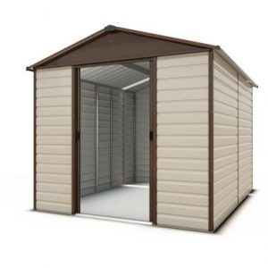 Garden Shed 3m x 3.8m x 2.25m. Tall Cream Skylight Range. Tidy Sheds 10 Year Warranty